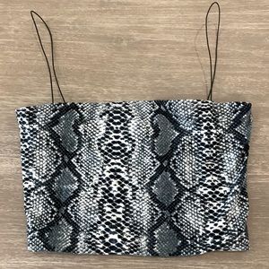 Very cute snake style  tube top with straps 💕